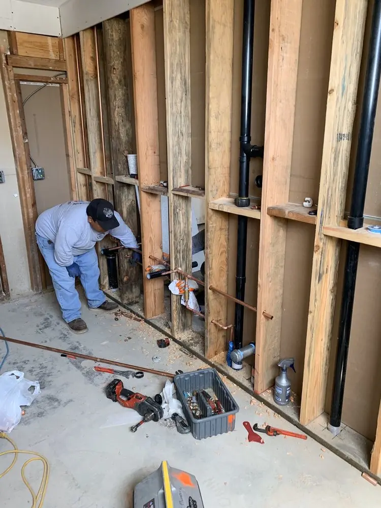Commercial rough-in plumbing for Gas Line Repair in Palmerton